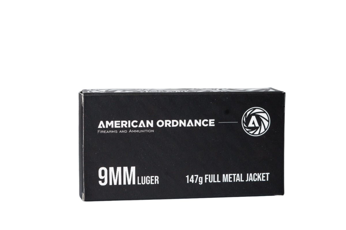 Subsonic 9MM Luger 147g Full Metal Jacket 50 Round Box - American Ordnance