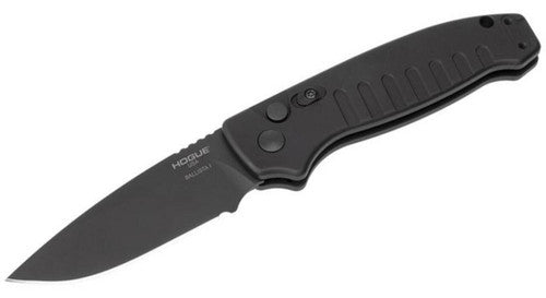 HOGUE BALLISTA-I BUTTON AUTO DROP POINT MATTE BLK 3.5