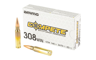 AMMO INC 308WIN 168GR OTM 20RD