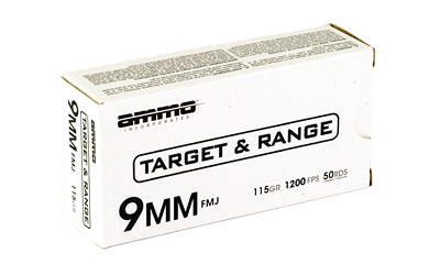 AMMO INC T&amp;R 9MM 115GR FMJ 50RD