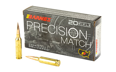 Barnes Precision Match 6MM Creedmoor 112GR OTBT 20RD