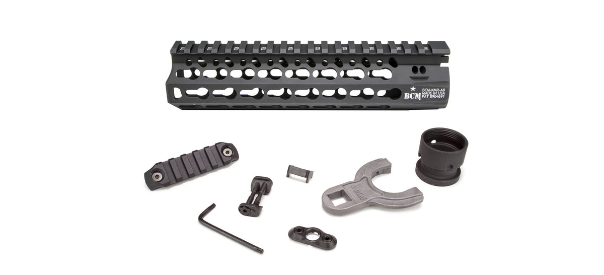 BCM KMR ALPHA 8&quot; KEYMOD BLACK FITS AR-15