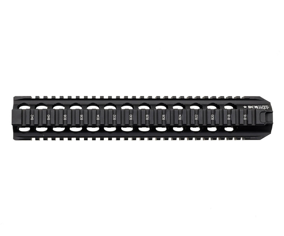 BCM QRF12 RAIL FREE FLOAT 12&quot; BLACK FITS AR-15