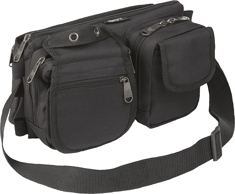 BULLDOG BDT DELUXE SATCHEL GO BAG/WAIST PACK BLACK