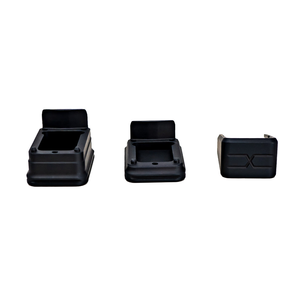 FAXON MAG EXT COMBO +3 &amp; +5 BLACK GLOCK 19
