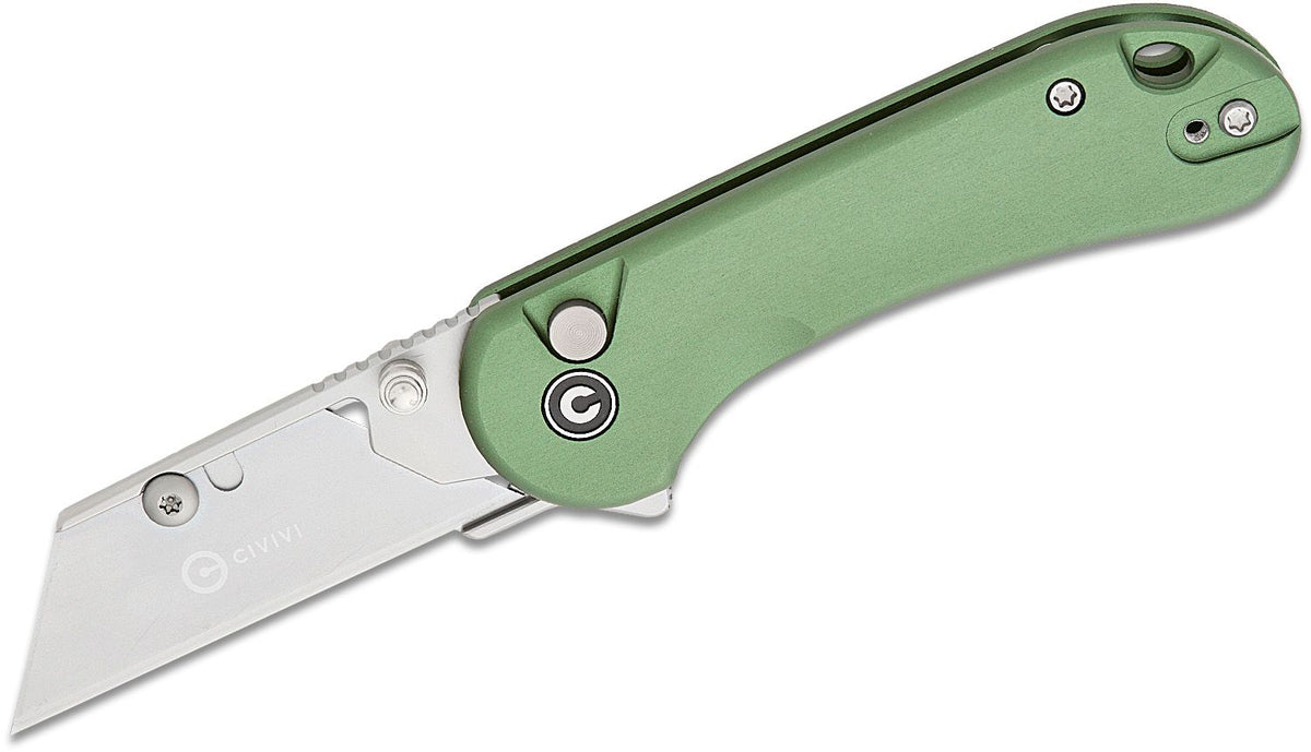CIVIVI UTILITY KNIFE ELEMENTUM 2.26" GREEN W/3 EXTRA BLADES