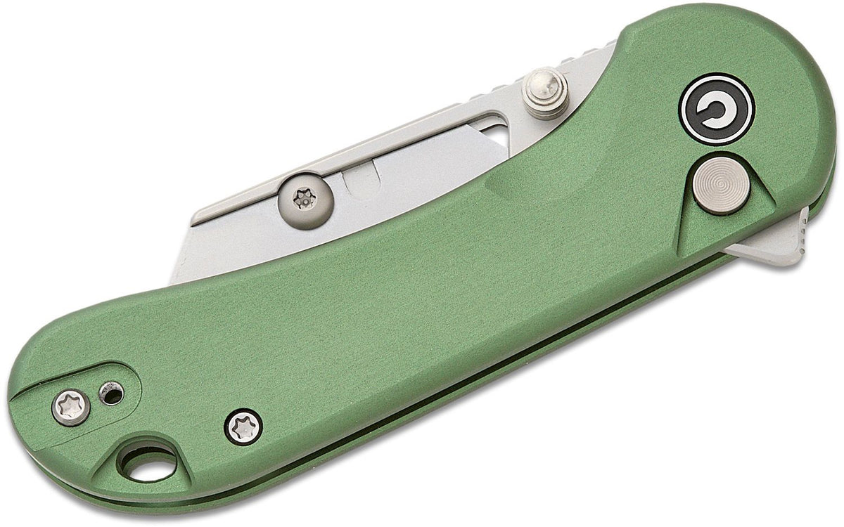 CIVIVI UTILITY KNIFE ELEMENTUM 2.26" GREEN W/3 EXTRA BLADES