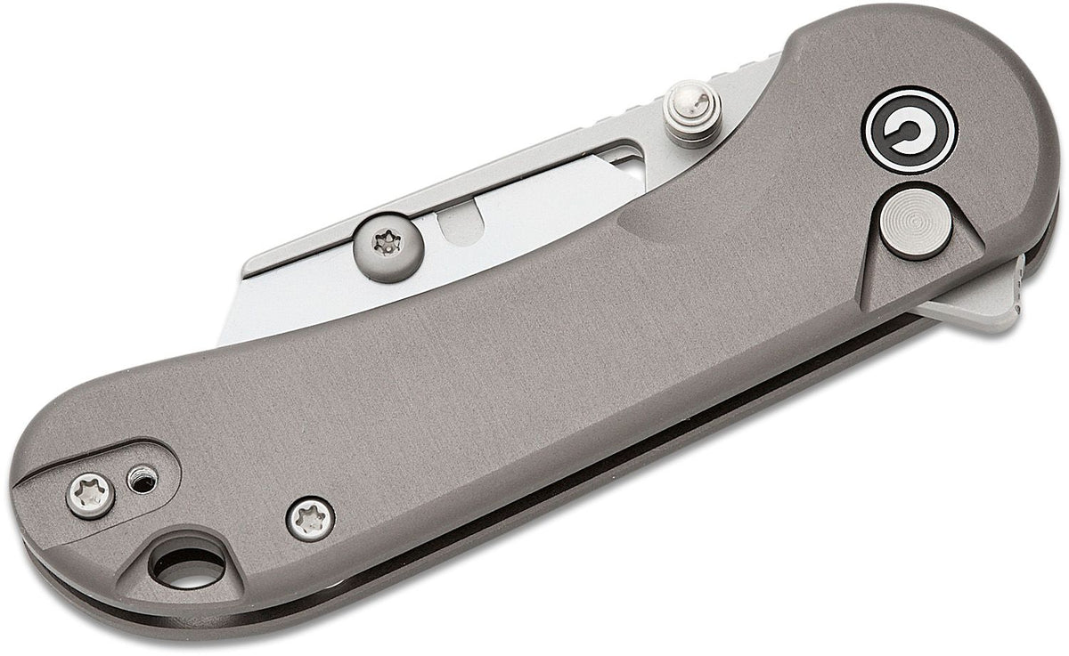 CIVIVI UTILITY KNIFE ELEMENTUM 2.26" GRAY W/3 EXTRA BLADES