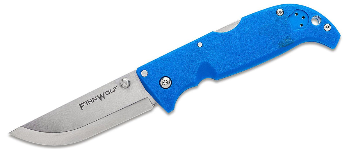 COLD STEEL FINN WOLF 3.5&quot; BLUE CLIP FOLDER W/TRI-AD LOCK
