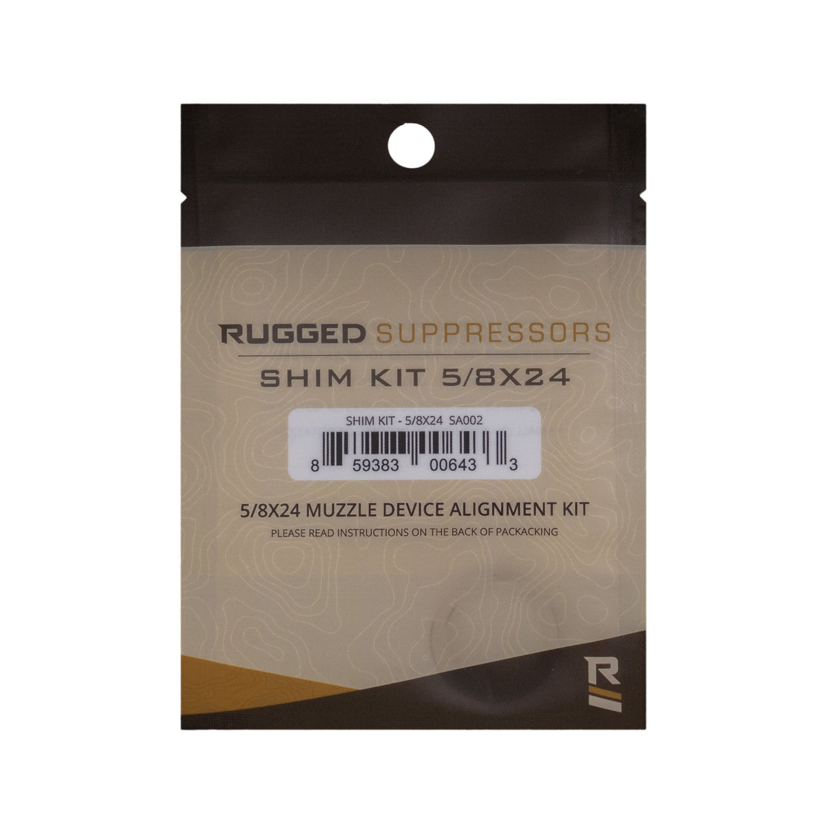 RUGGED SHIM KIT 5/8X24