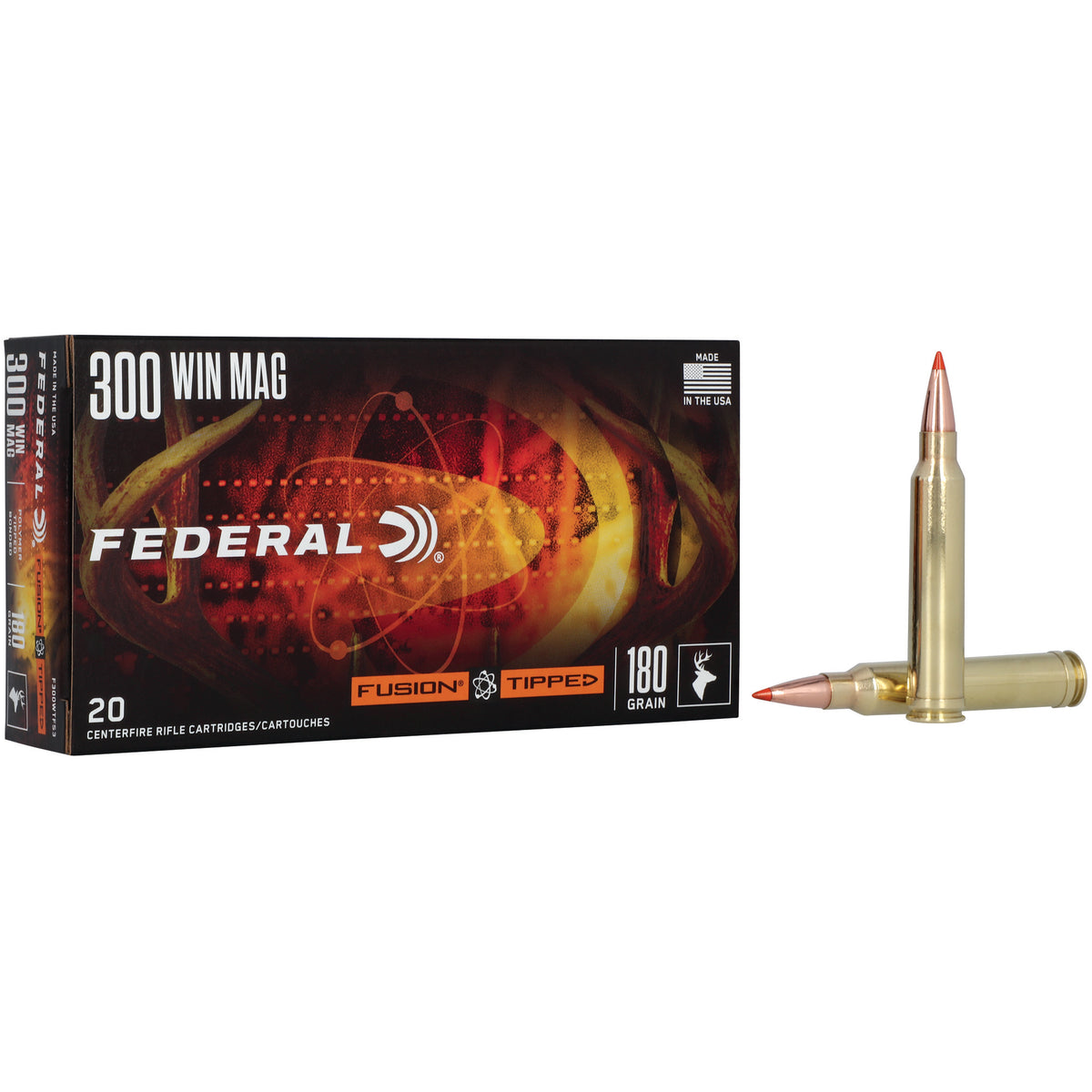 FEDERAL FUSION 300 WIN 180GR TIP FUSION 20RD