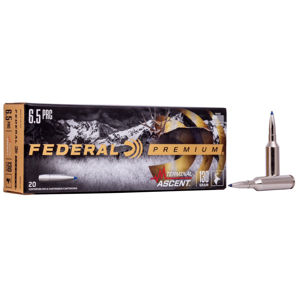 FEDERAL 6.5 PRC 130GR TERMINAL ASCENT 20RD