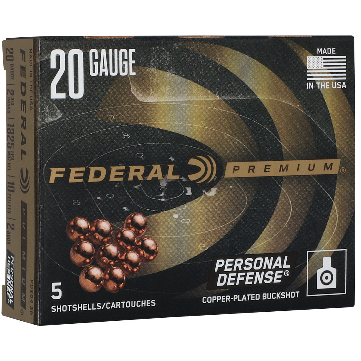 FEDERAL FLIGHT CONTROL 20GA 2.75&quot; 00 BUCK 5RD