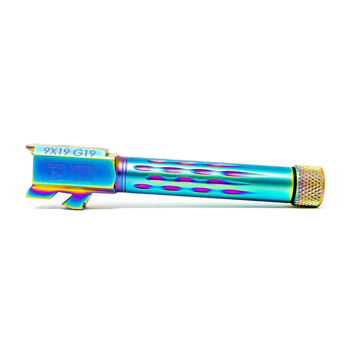 FAXON G19 BARREL FLAME FLUTE THREADED CHAMELEON