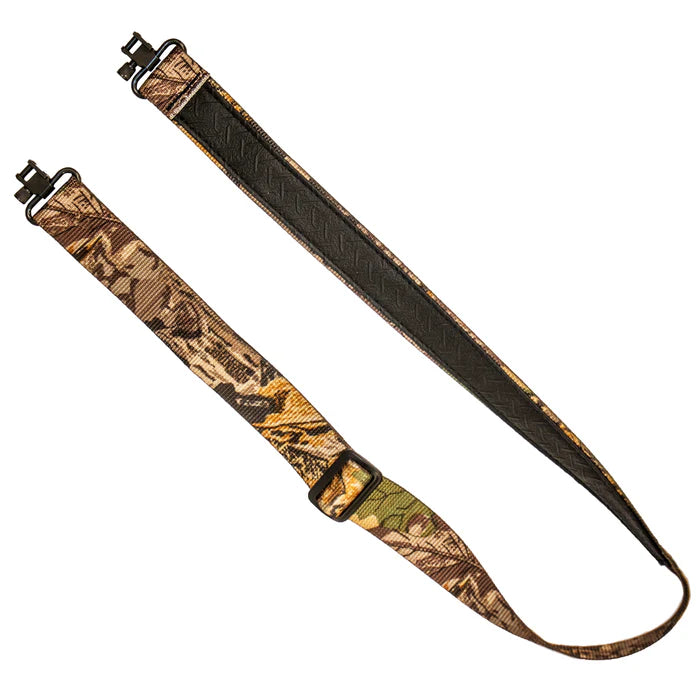 GROVTEC MOUNTAINEER SLING 1.25&quot; NYLON CAMO W/SWIVELS