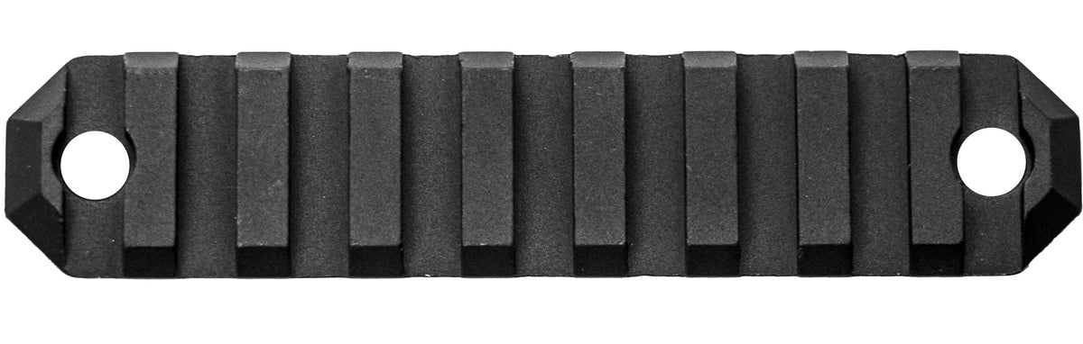 GROVTEC RAIL SECTION KEYMOD 3&quot; 7 SLOT ALUMINUM BLACK