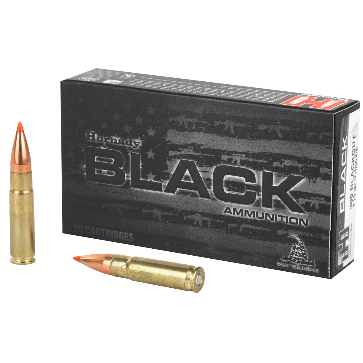 HORNADY BLACK 300 AAC 110GR A-MAX 20RD