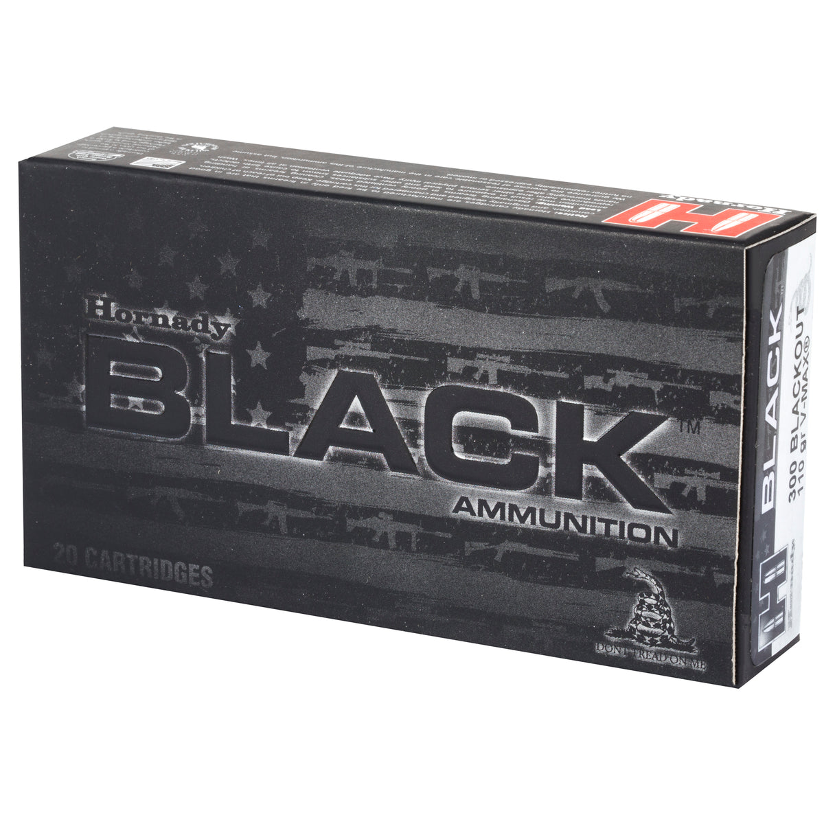 HORNADY BLACK 300 AAC 110GR A-MAX 20RD