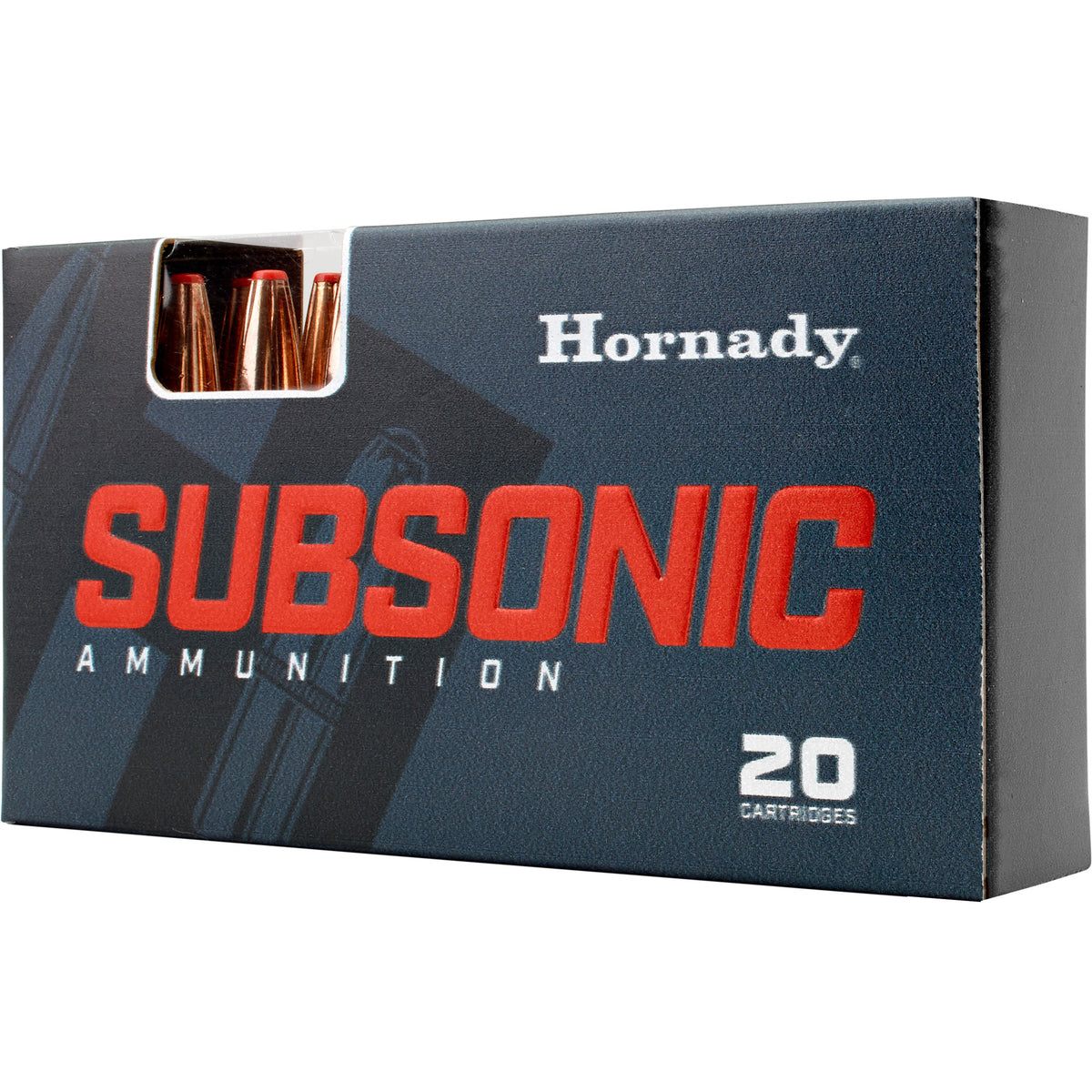 HORNADY SUBSONIC 338ARC 307GR SUB-X 20RD