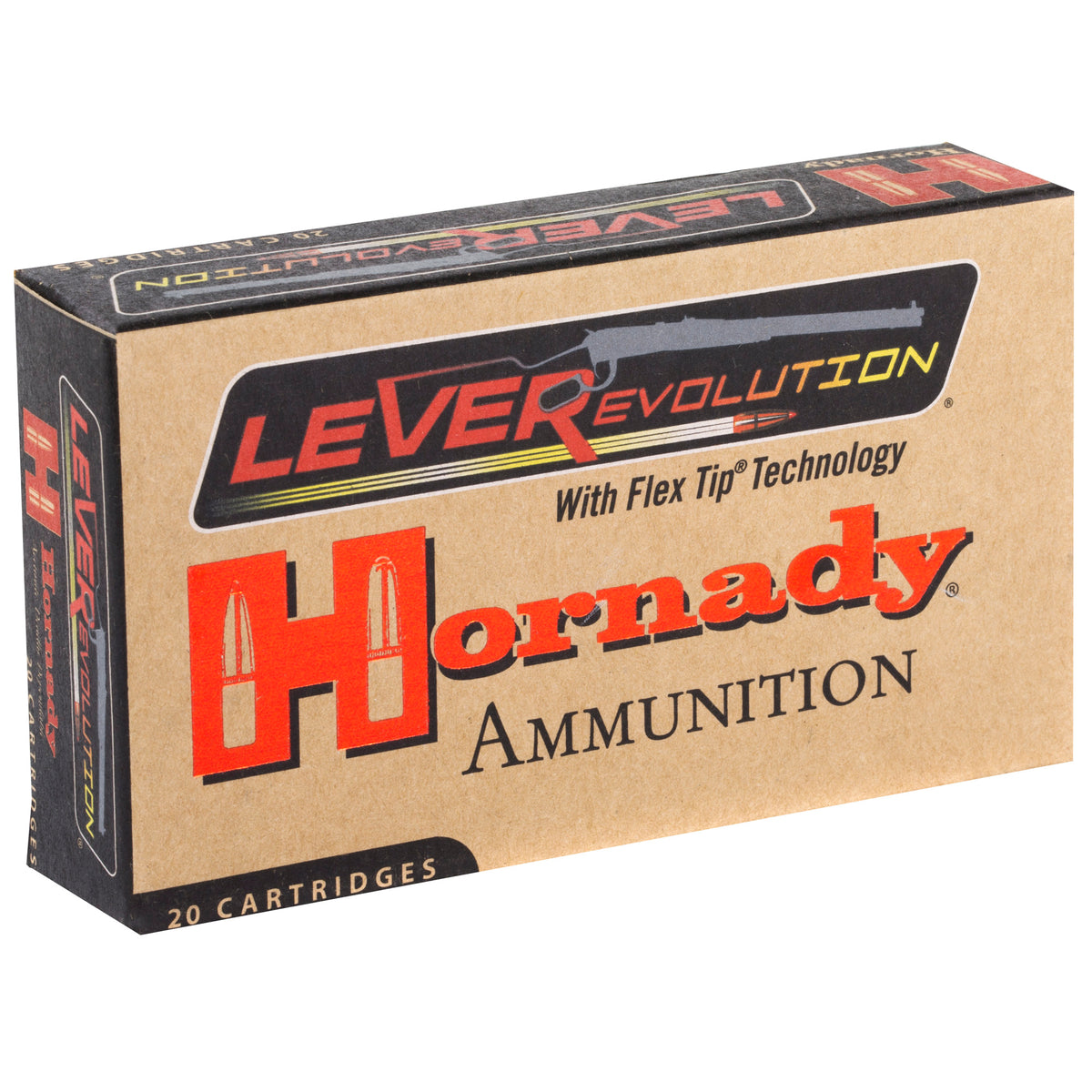 HORNADY LEVEREVOLUTION 30-30 WIN 140GR MONOFLEX 20RD