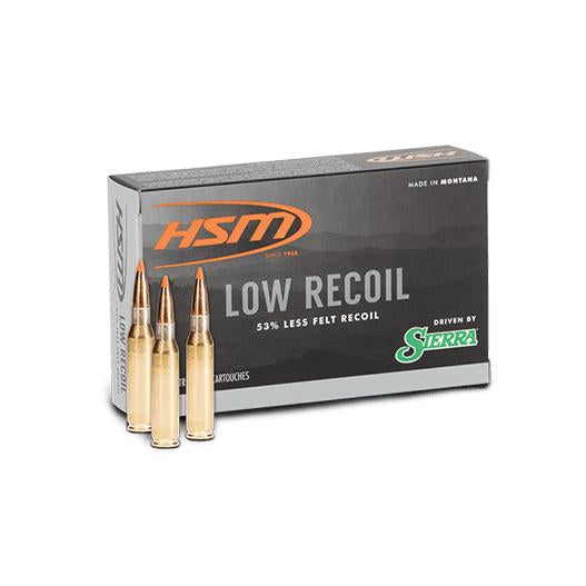 HSM LOW RECOIL 6.5 CM 140GR SBT 20RD