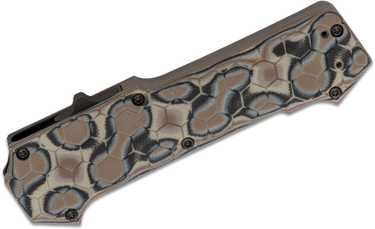 HOGUE COMPOUND 3.5&quot; OTF AUTO G-10 FRAME G-MASCUS FDE TANTO