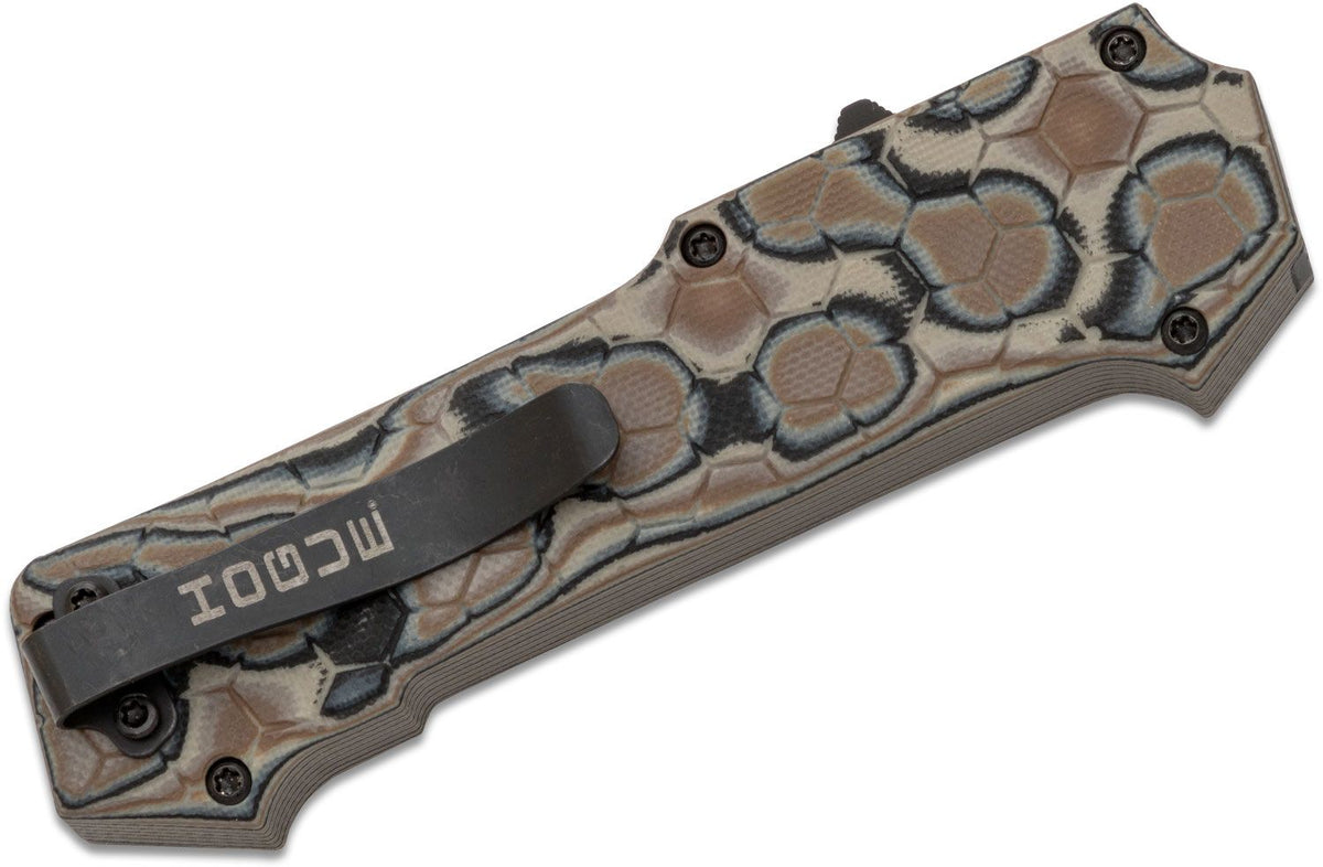 HOGUE COMPOUND 3.5&quot; OTF AUTO G-10 FRAME G-MASCUS FDE TANTO