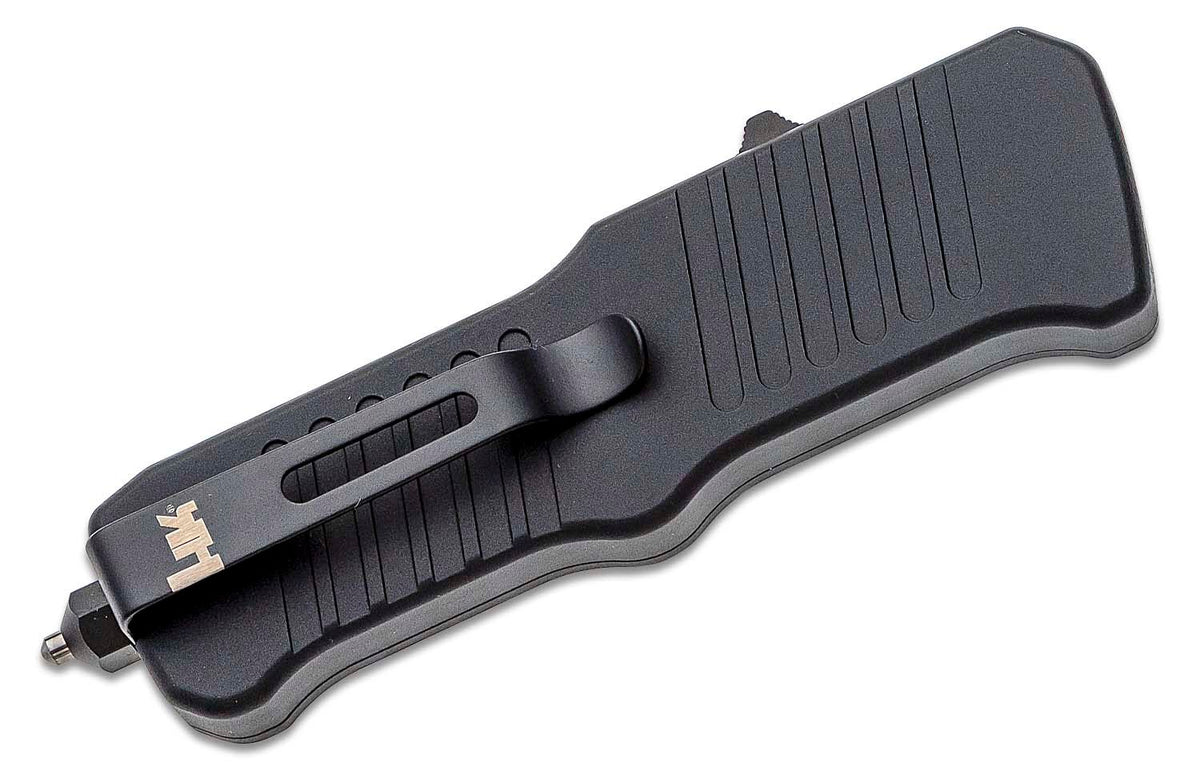 HOGUE HK MINI INCURSION 2.95&quot; OTF KNIVE CLIP PT ALUM MATT BL