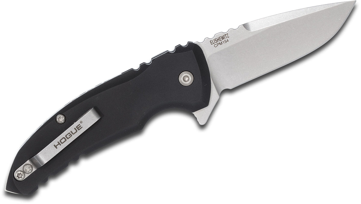 HOGUE X1 MICROFLIP 2.75&quot; DROP POINT AL FRAME BLACK