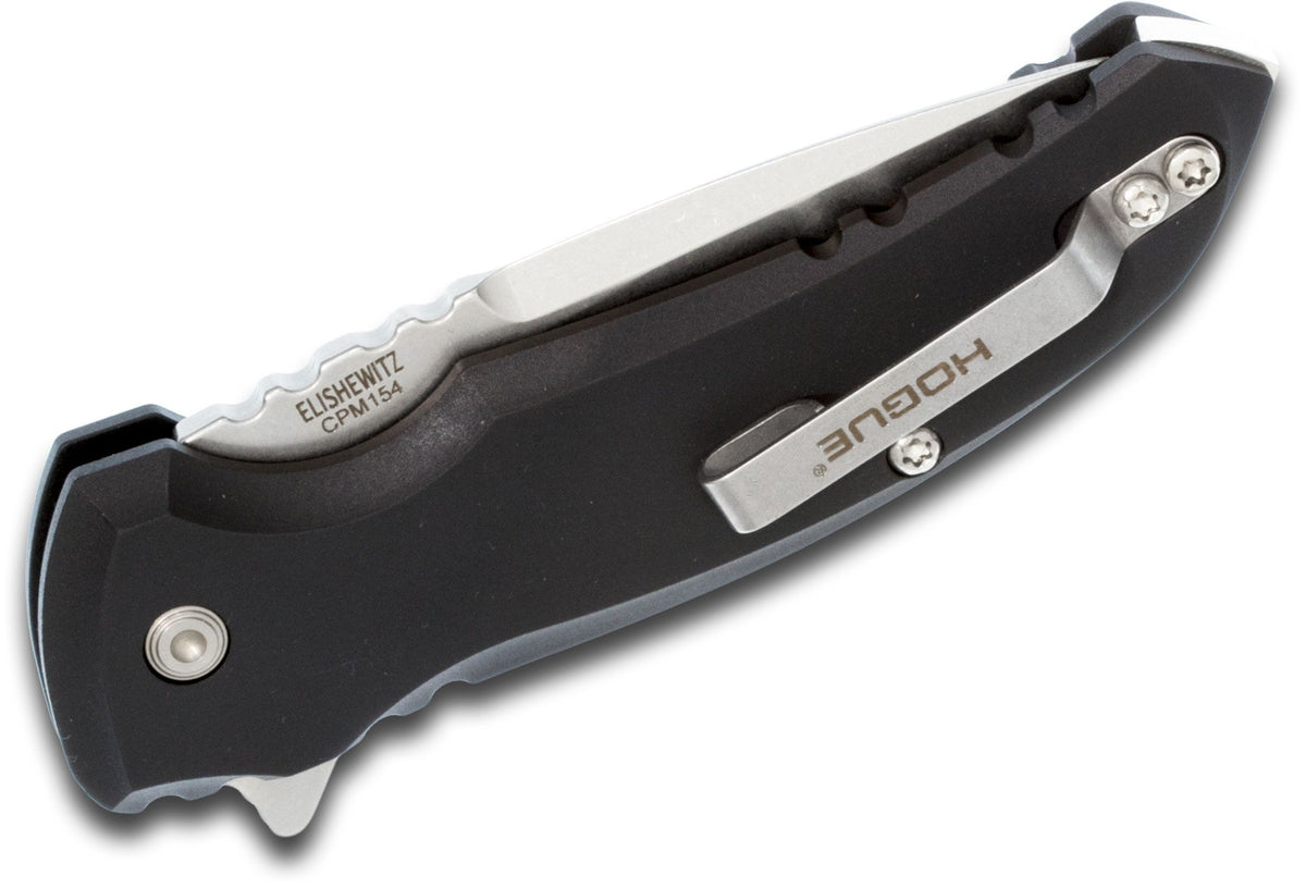 HOGUE X1 MICROFLIP 2.75&quot; DROP POINT AL FRAME BLACK