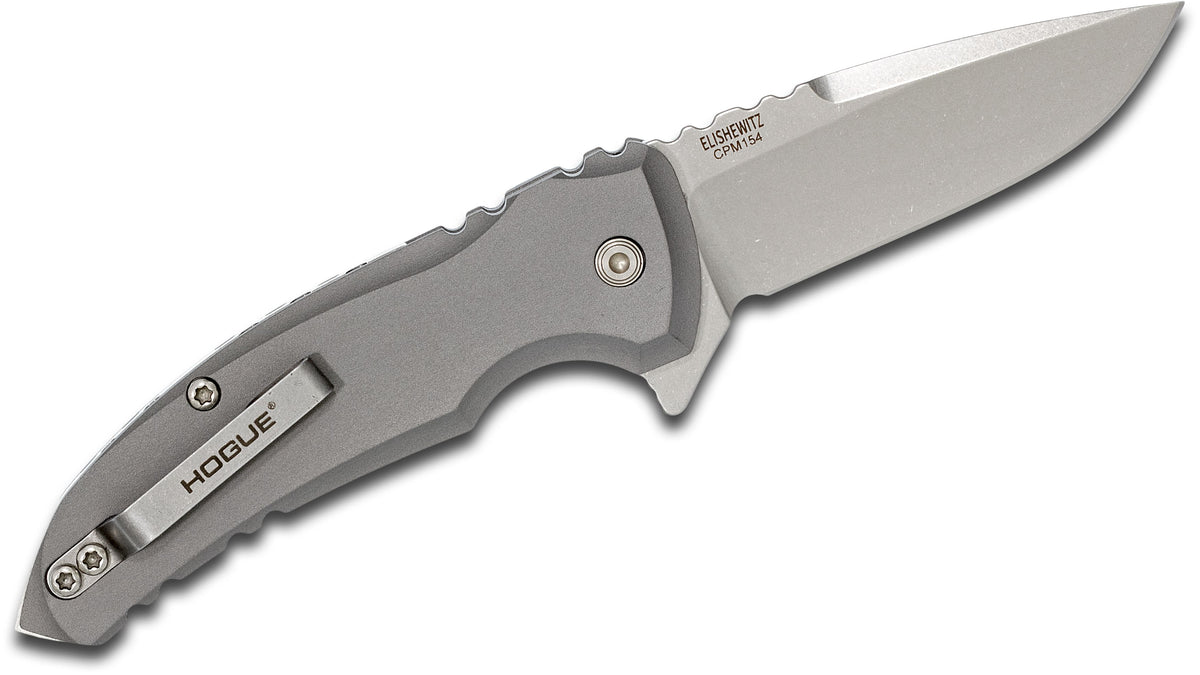 HOGUE X1 MICROFLIP 2.75&quot; FOLDER DROP POINT AL FRAME GRAY