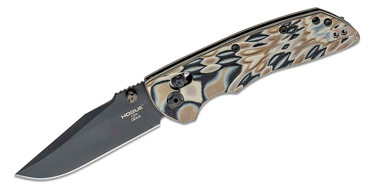 HOGUE DEKA 3.25&quot; ABLE LCK FLDR WHARNCLIFFE G-MASCUS FDE