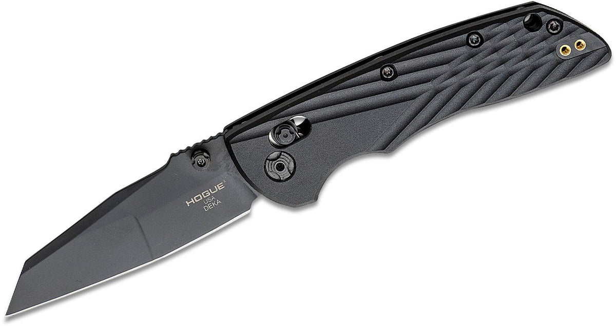 HOGUE DEKA ABLE LOCK FOLDER 3.25&quot; MOD WHARNCLIFFE POLY BLK