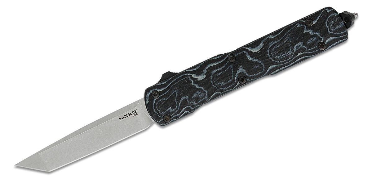HOGUE COUNTERSTRIKE AUTO 3.35&quot; OTF TANTO G10 TUMBLED BLACK