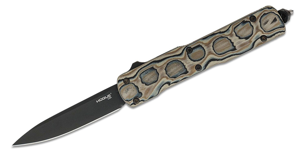 HOGUE COUNTERSTRIKE AUTO 3.35&quot; OTF DROP POINT G10 COVER FDE