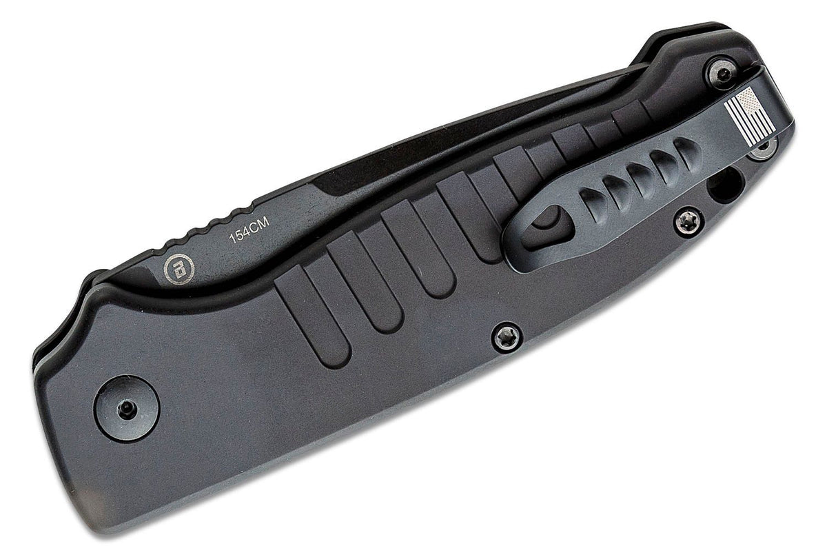 HOGUE BALLISTA-I BUTTON AUTO TANTO SERRATED BLACK