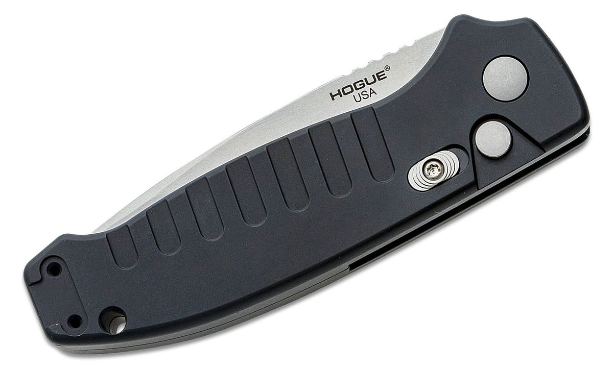 HOGUE BALLISTA-I BUTTON AUTO DROP POINT TMBLD BLK 3.5