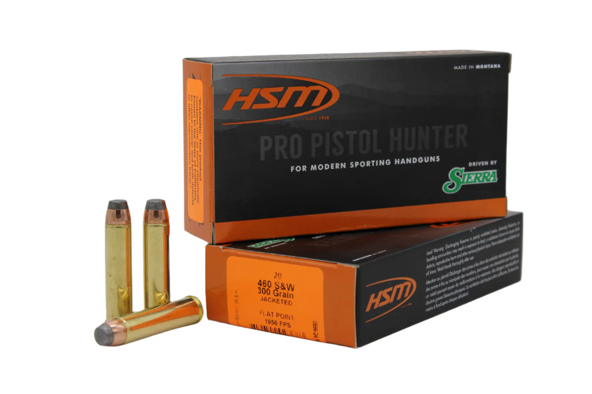 HSM PRO PISTOL 460 SW MAG 300GR JSP 20RD