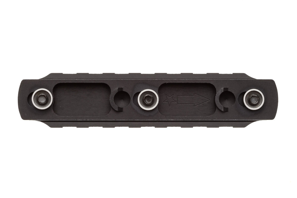 BCM RAIL SECTION KEYMOD 4&quot; RAIL BLACK