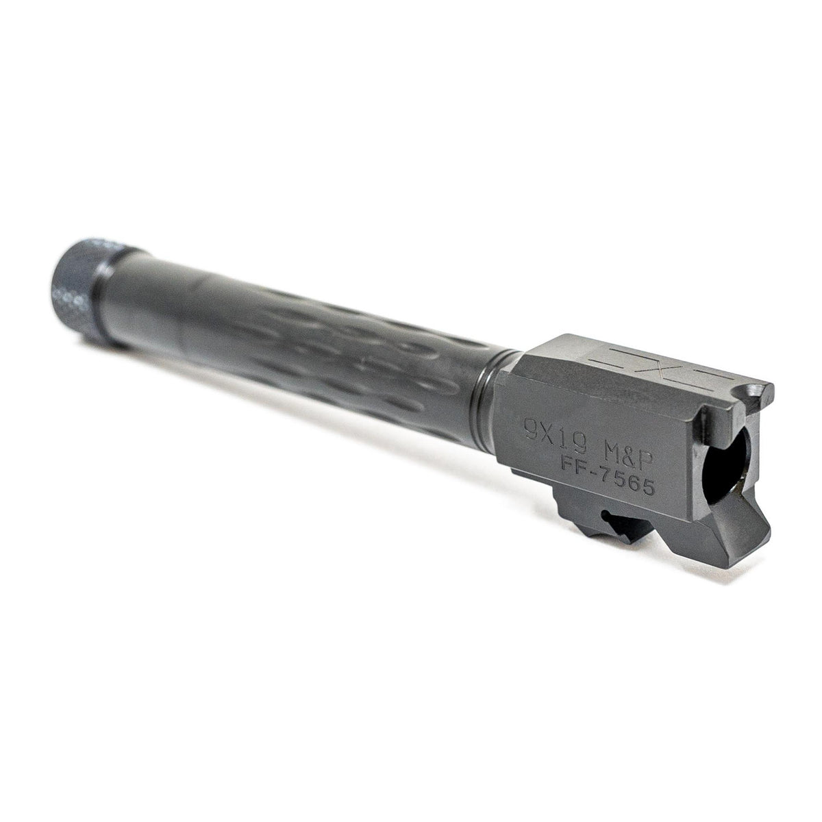 FAXON S&amp;W M&amp;P FULL SIZE 9MM FLAME FLUTE THREADED BLK