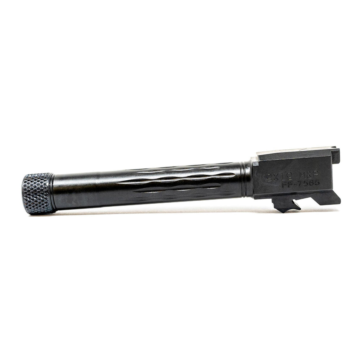 FAXON S&amp;W M&amp;P FULL SIZE 9MM FLAME FLUTE THREADED BLK