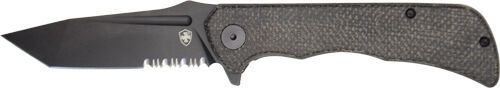 TEMPLAR PALADIN FOLDER 3.27" BLACK MICARTA TANTO D2