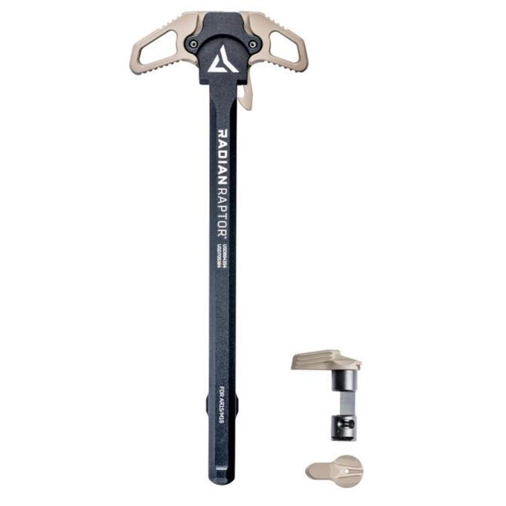 RADIAN RAPTOR COMBO CHARGING HANDLE/AMBI SAFETY AR10/SR25 45/90 FDE