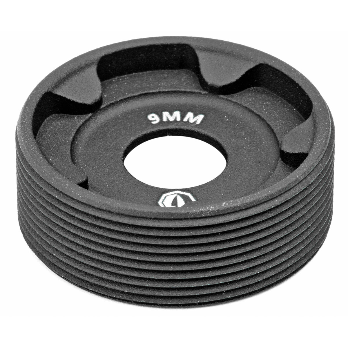 RUGGED SUPPRESSORS FRONT CAP 9MM OBSIDIAN 9/45