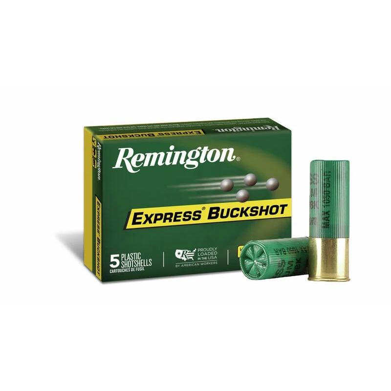 REMINGTON BUCKSHOT 12GA 2.75&quot; 00 BUCK 12 PELLETS 5RD