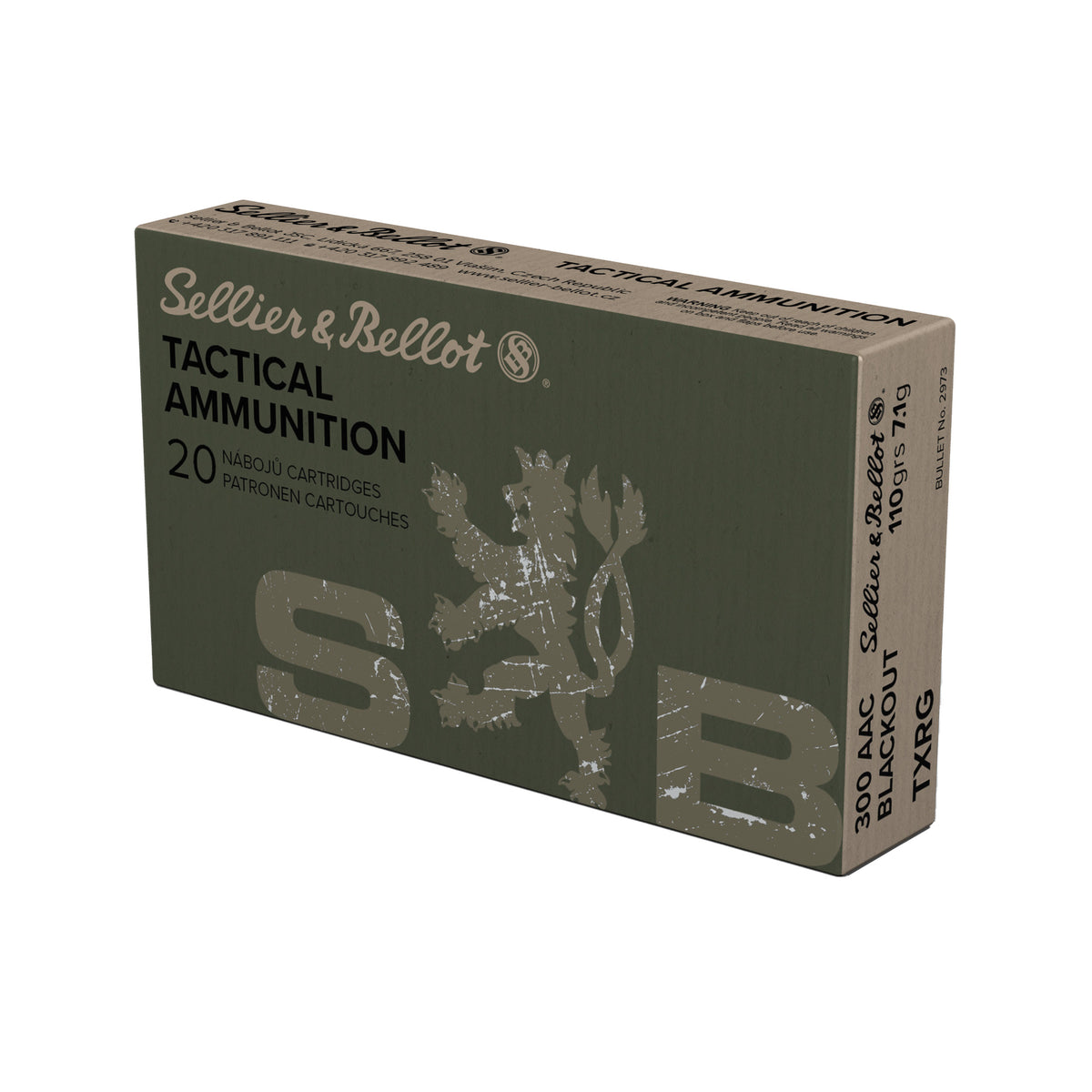 S&amp;B 300 AAC 110GR TXRG BLUE 20RD