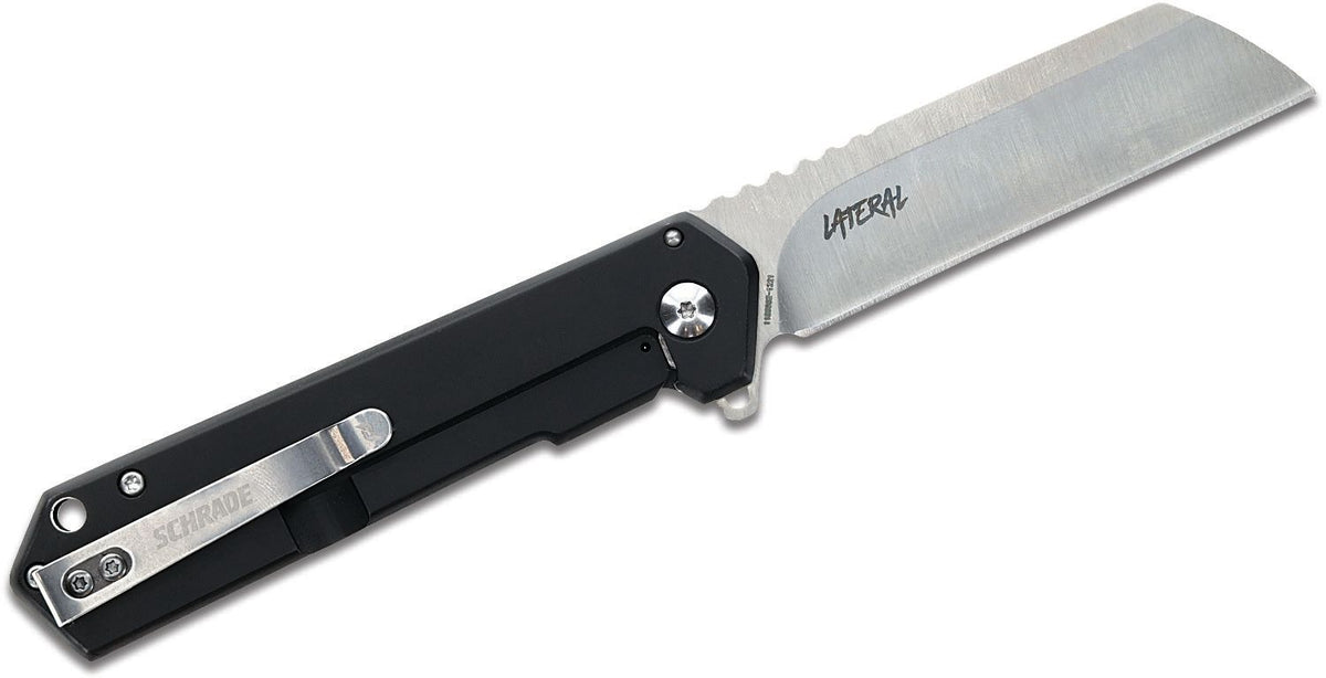 SCHRADE LATERAL FOLDER 3.25&quot; AUS-10 OD GREEN/LAM