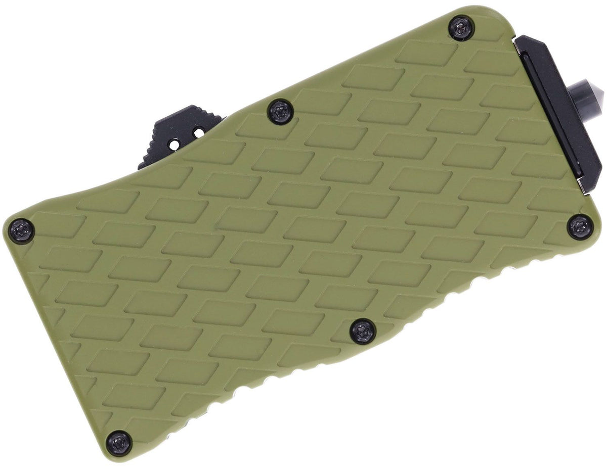 SCHRADE UPROAR MINI D/A OTF 1.9&quot; DAGGER POINT OD GREEN