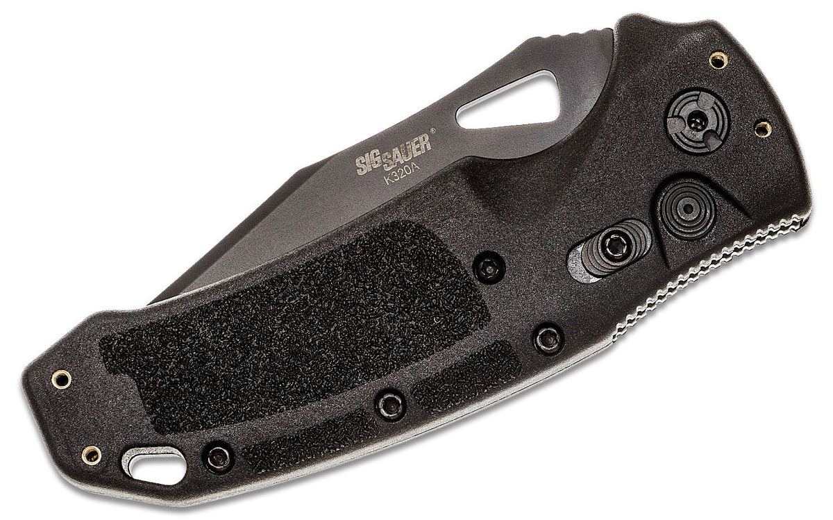 HOGUE K320A NITRON 3.5&quot; AUTO FOLDER TANTO BLADE POLY FRM BL