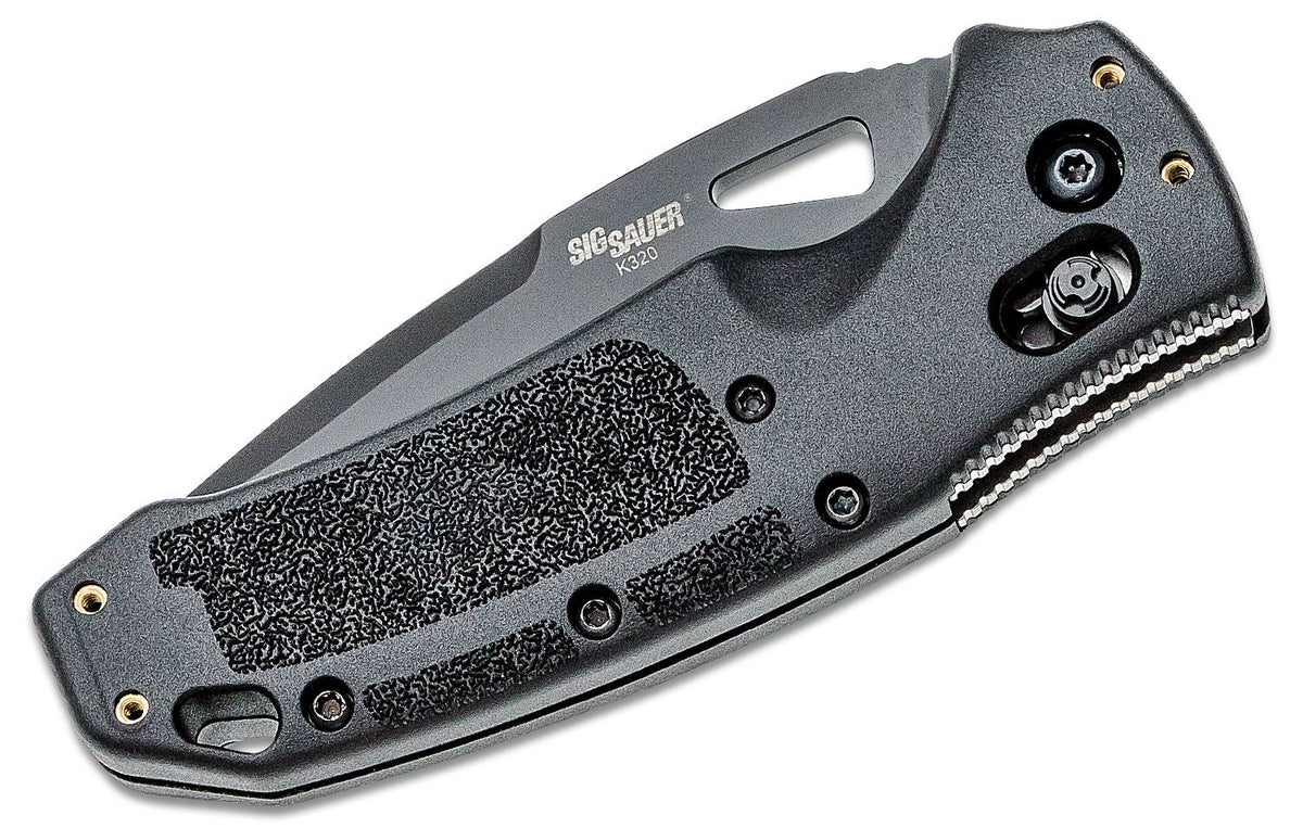 HOGUE SIG K320 NITRON 3.5&quot; BLD ABLE LOCK FLDR DROP POINT